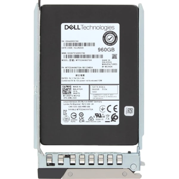 Dell 960GB 6Gbps SATA SSD | P/N: 0R0P7D  1